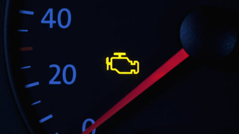 BMW Illuminated Check Engine Light