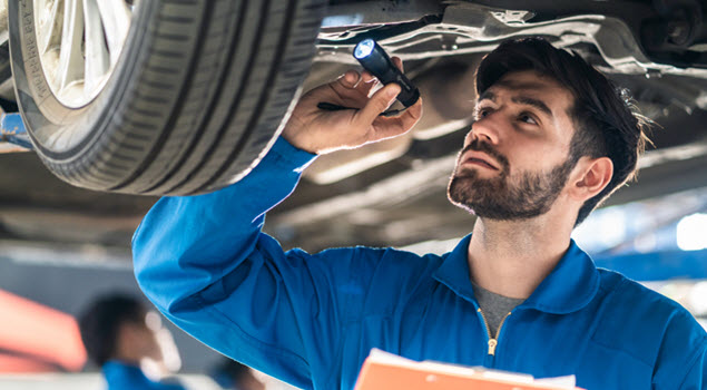 Mini Cooper Tire Inspection