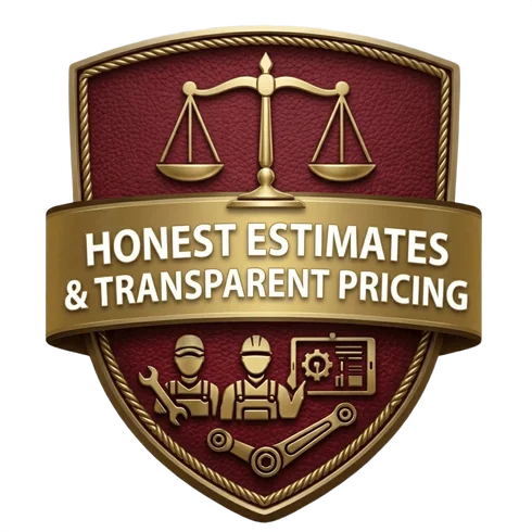 Honest Estimates & Transparent Pricing