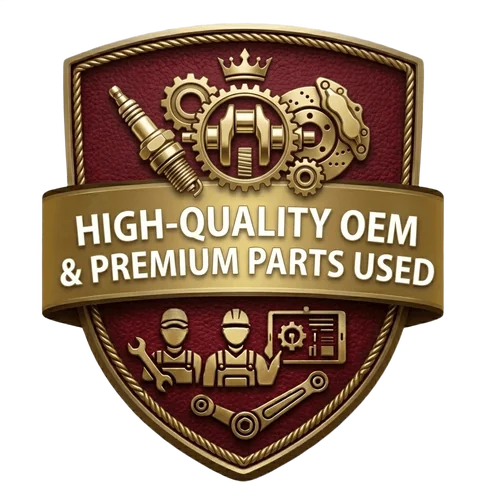 High-Quality OEM & Premium Parts Used