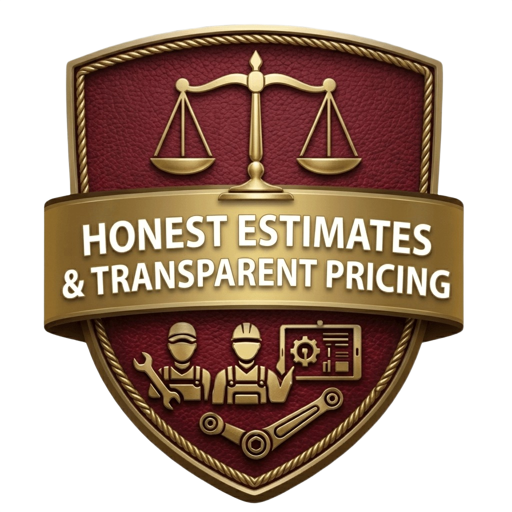 Honest Estimates & Transparent Pricing